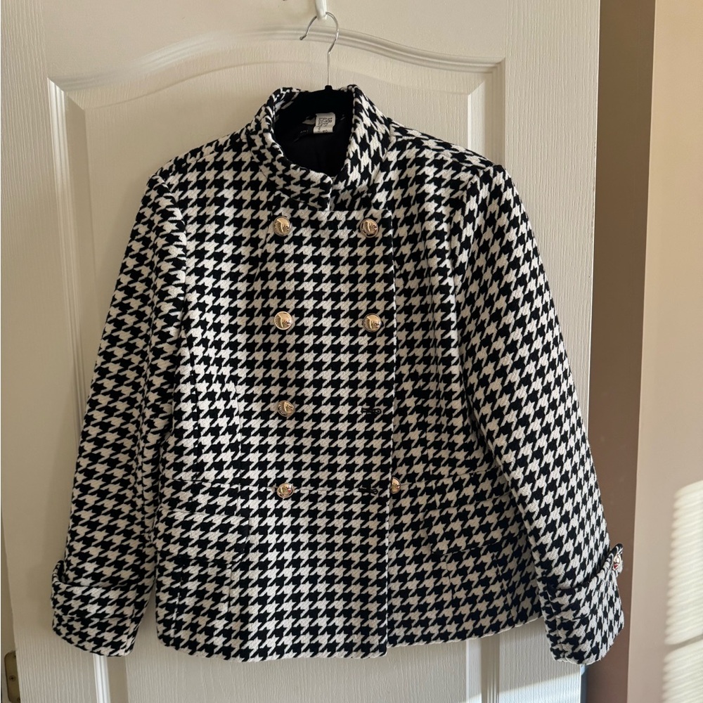 Houndstooth jacket